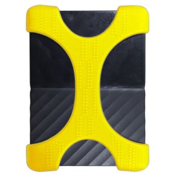 Yellow Silicone Case for 2.5" WD, Seagate, Toshiba 2TB-4TB Hard Drive - 1