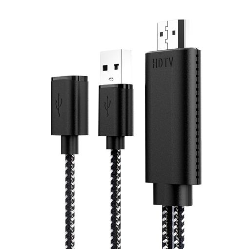USB-C Female to 2K HDMI Male Adapter Cable, 1m Length, Model 7563s - 1