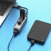 Onten 95118U 4-in-1 USB-C to 4 USB 3.0 Hub Docking Station Converter - 6