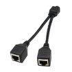 Ethernet Network CAT5 RJ45 Splitter Adapter, 1 to 2 Socket, 25cm Cable - 2
