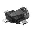 3 In 1 OTG Adapter Tarnish - USB, Micro USB, Type-C Connector - 1