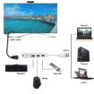 4 in 1 USB 3.0 Hub with HDMI Adapter - Silver, 3 USB Ports - 5