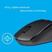 Logitech M330 Wireless Optical Mute Mouse with Micro USB Receiver - Blue - 9