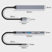 ADS-806C 5-in-1 USB-C Hub: USB 3.0, USB-C, SD/TF, USB 2.0 Docking Station - 2