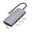 UC912 4K 30Hz USB 3.0 + 2 USB 2.0 to USB-C Multifunctional HUB Adapter - 3