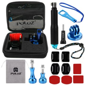 PULUZ 16-in-1 CNC Metal Accessories Kit for GoPro, Insta360, DJI Cameras - 1