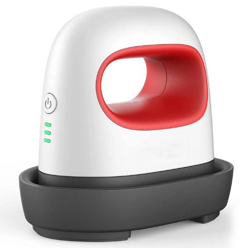 Mini Stamping Machine for Clothes & Caps, Heat Transfer, UK Plug, Red - 1