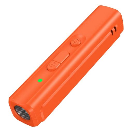 N11 Ultrasonic Dog Repeller with UV Flashlight - Orange - 1