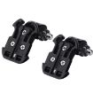PULUZ J-Hook Buckle Mount Set for Action Cameras - 2 PCS (Black) - 2