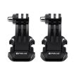 PULUZ J-Hook Buckle Mount Set for Action Cameras - 2 PCS (Black) - 3