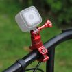 PULUZ Red 360 Bike Handlebar Mount for GoPro, Insta360, DJI Cameras - 1