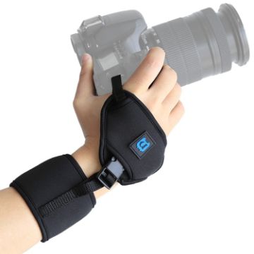 PULUZ Neoprene Wrist Strap with 1/4" Screw Plate for SLR/DSLR Cameras - 1