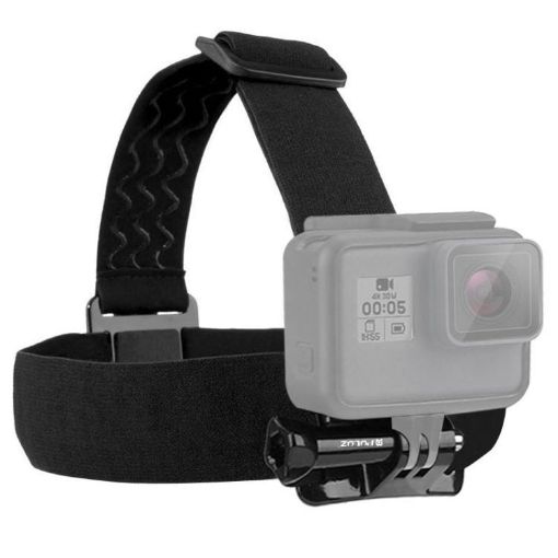 Elastic Head Strap Mount for GoPro, Insta360, DJI Osmo & Action Cameras - 1