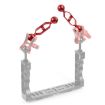 PULUZ 5.0" Aluminum Alloy Dual Balls Arm, 25mm Ball Diameter (Red) - 4
