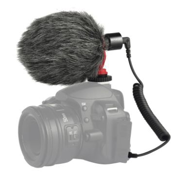 PULUZ Professional Shotgun Microphone for DSLR & DV Camcorder, 3.5mm Audio - 1