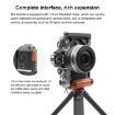 Nikon ZFC PULUZ Wood Handle Metal Camera Cage Stabilizer Rig [US Warehouse] - 4