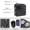 PULUZ Magnetic Wireless Lavalier Microphone Set with Charging Case - 4