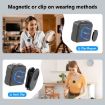 PULUZ Magnetic Wireless Lavalier Microphone Set with Charging Case - 9