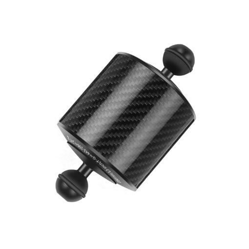PULUZ 6.1" Carbon Fiber Floating Arm, Dual Balls, 400g Buoyancy - 1