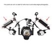 PULUZ 6.1" Carbon Fiber Floating Arm, Dual Balls, 400g Buoyancy - 6