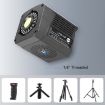 PULUZ 60W Studio Video Light, 2500K-6500K Dual Color Temp, Black - 9