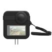PULUZ Dual Lens & Body Silicone Protective Case for GoPro Max (Black) - 1
