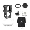 PULUZ CNC Aluminum Alloy Cage Black for DJI Action 2 - 7