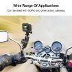 Motorcycle Holder Mirror Base Mount for GoPro & Action Cameras - Black - 5