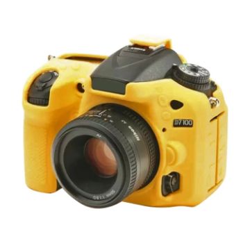 PULUZ Yellow Silicone Protective Case for Nikon D7200/D7100 - 1