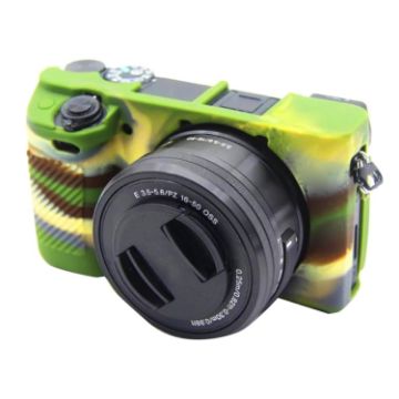 PULUZ Camouflage Silicone Case for Sony ILCE-6300/A6400 - 1