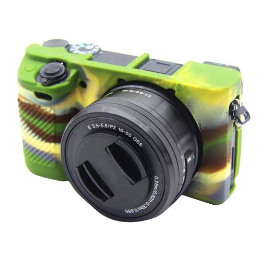 PULUZ Camouflage Silicone Case for Sony ILCE-6300/A6400 - 1
