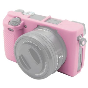 PULUZ Pink Silicone Case for Sony ILCE-6300/A6400 Protective Cover - 1