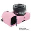 PULUZ Pink Silicone Case for Sony ILCE-6300/A6400 Protective Cover - 7