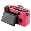 PULUZ Rose Red Silicone Case for Sony ILCE-6300/A6400 - 3