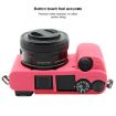 PULUZ Rose Red Silicone Case for Sony ILCE-6300/A6400 - 5