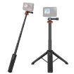 US Warehouse PULUZ Action Camera Tripod Selfie Stick Stand for GoPro - 1
