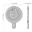 Insta360 Flow 2 Pro PULUZ Magnetic Phone Mount Adapter - Silver - 2