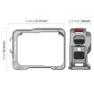 Insta360 Ace Pro 2 PULUZ Aluminum Cage Rig Dual Cold Shoe Frame Silver - 2