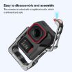 Insta360 Ace Pro 2 PULUZ Aluminum Cage Rig Dual Cold Shoe Frame Silver - 6