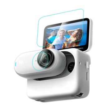 Insta360 GO 3/GO 3S PULUZ Screen & Lens Tempered Glass Film (Transparent) - 1