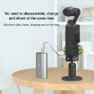 DJI OSMO Pocket 3 PULUZ USB-C Charging Base Aluminum Bracket (Black) - 5