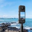 PULUZ Selfie Stick Cold Shoe Bracket for Insta360 X5/X4/X3/One X2 (Black) - 7