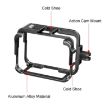 Insta360 Ace Pro PULUZ Metal Protective Cage Adapter Frame Black - 5