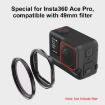 Insta360 Ace Pro PULUZ Metal Filter Holder Frame (Black) - 6