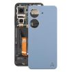 Asus Zenfone 10 AI2302 Blue Leather Battery Back Cover - 1