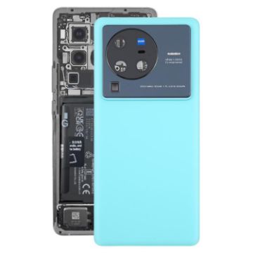 Vivo X80 Pro Battery Back Cover & Camera Lens Cover - Blue - 1