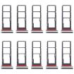 Motorola Moto E30 SIM & Micro SD Card Tray Set - 10pcs (Grey) - 1