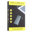11-in-1 USB-C Hub: VGA, LAN, 4 USB 3.0, SD/TF, HDMI, Audio, Dark Gray - 4