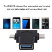 Multi-function USB 3.0 Female & USB-C/Micro USB Male OTG Adapter - 6