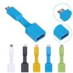5 PCS Micro USB to USB 3.0 OTG Adapter (White) - Male to Female Converter - 4